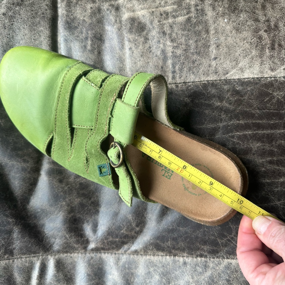 El Naturalista Green Women's Mules Size 39 - Picture 7 of 7